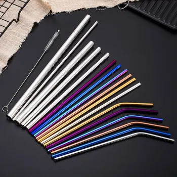 Reusable Stainless Steel Straws With Customized