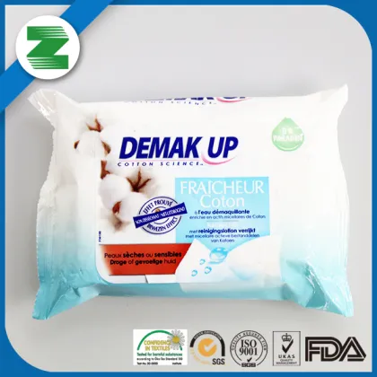 50gsm cotton spunlace makeup remover cleaning wipes
