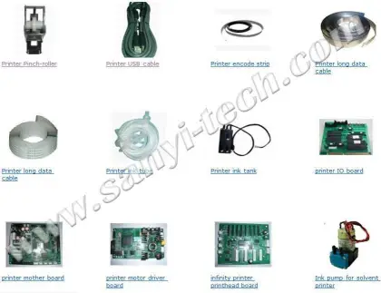 Printer Parts for Seiko, Xaar, Epson, Polaris, Gongzheng