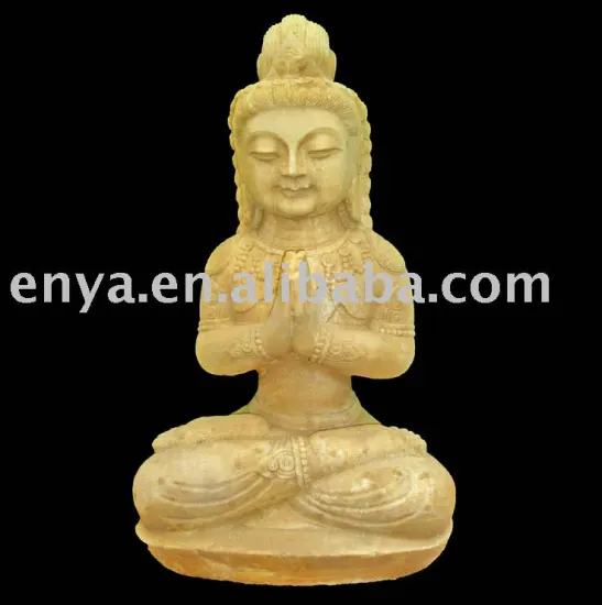 Buddha, Stone Sitting Buddha Statue, Religious Handicrafts
