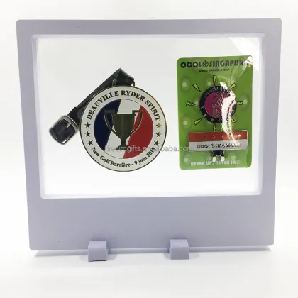 Clear Plastic Coin Display Box - 7x7cm for Jewelry Packaging