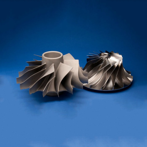 CNC-Fräsen kleiner Titan-Turbinenimpeller