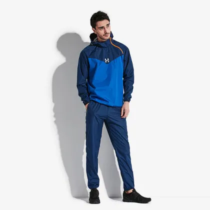 HOTSUIT New Fashion Sauna Suit Men Gym Clothing Set Hoodies Pullover Sportswear Running Fitness Weight Loss Sweating Sports Suit