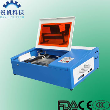 rubber laser stamp machine/artcraft small laser machine RF-3020-CO2-40W
