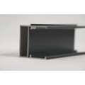Surface treated safety curtain wall aluminum material
