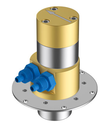 Bomba de engranajes en miniatura para solventes industriales