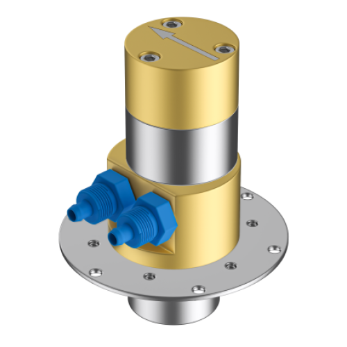 Bomba de engranajes en miniatura para solventes industriales