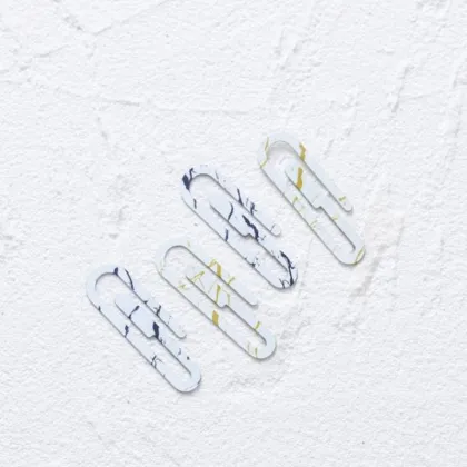 Kawaii Marble Mini Metal Paper Clips for Stationery