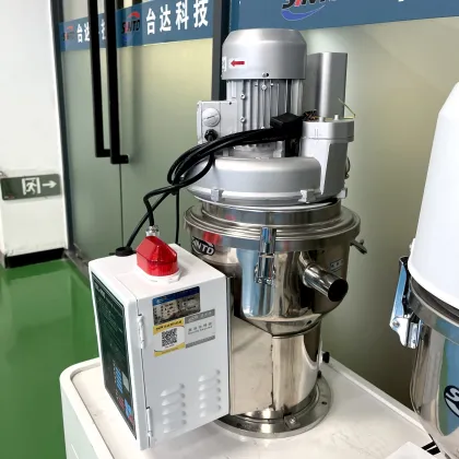 SINTD 250kg/hr Auto Feeding Plastic Hopper Loader for Injection Molding Machines