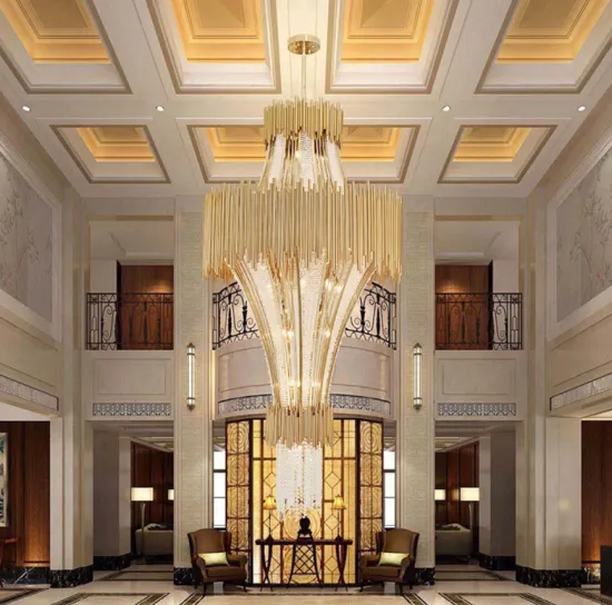 High quality hotel chandelier customization service