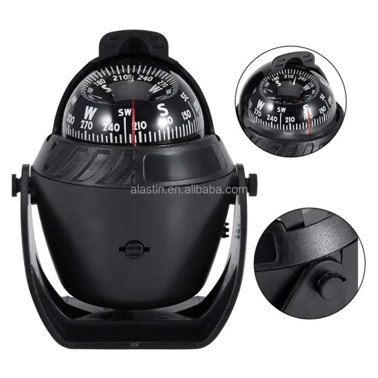 ALASTIN 12V Sea Marine LED Compass Yacht Ship Nautical Fishing Boat Compass