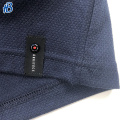 pure black male short sleeve polo shirt