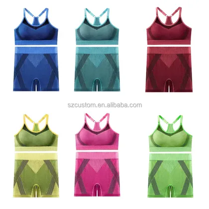 Women's Sports Bra and Briefs Set - Sexy Push-Up Sport Underwear