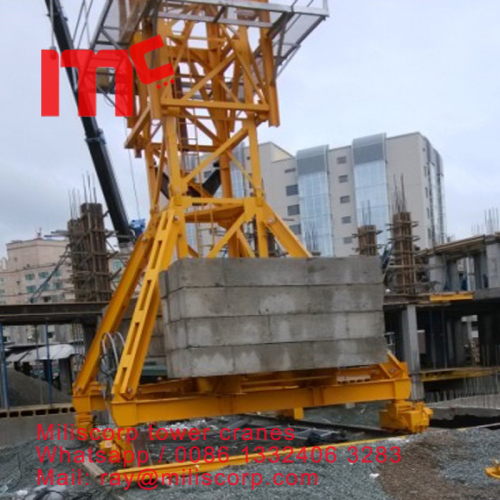 MC Tower Crane med Max Load 4ton ~ 25ton