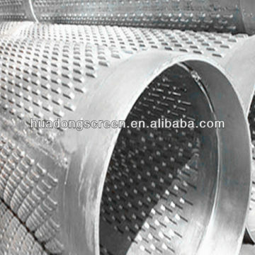 6'' zinc-coated bridge slot screen pipe