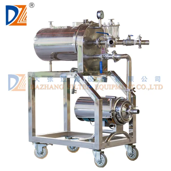 Stainless Steel Automatic Diatomite Filter Machine For Wine Filtration