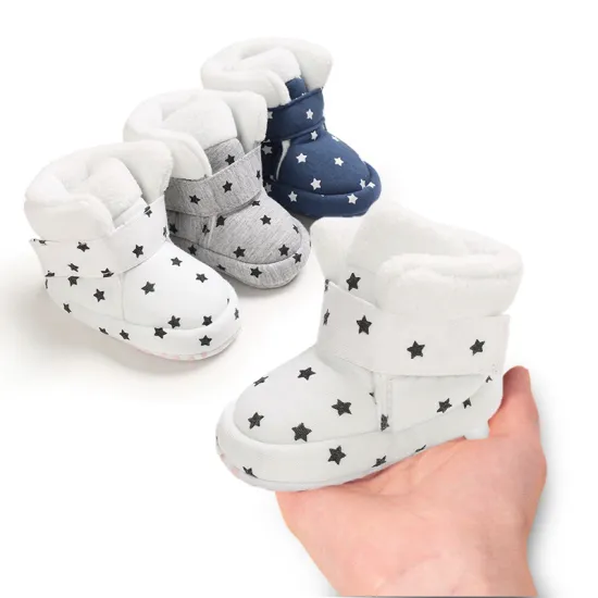 Winter Warm Non-Slip First Walker Shoes for Babies and Toddlers