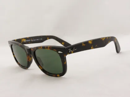Tortoise Frame Ray Ban Wayfarer Sunglasses Acetate Frame Crystal Lens Rb2140 902