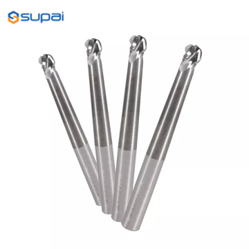 Carbide Lollipop Milling Cutter หัวกลมที่ไม่ได้มาตรฐาน