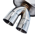 Passend für Mercedes Benz R230 SL55 AMG 02-08 Achsenrücker Auspuffanlagenquad Ovaler Spitze