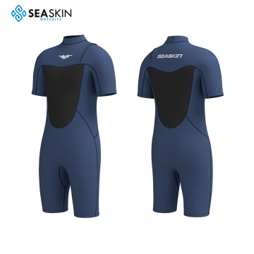 Seaskin 1.8mm Neoprene Adult Shorty Blue Wetsuit