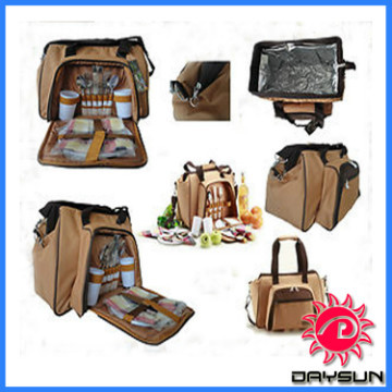 New Design Fashion Insulated Canvans Cooler Picnic Bag