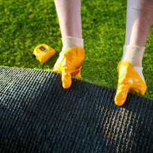 Rugby Field Artificial Grass Logotipo personalizado