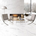 Carrara marmar putih kelihatan dinding jubin seramik