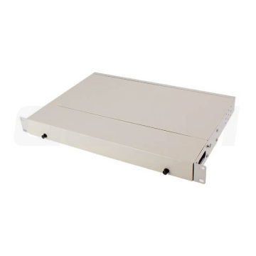 19inch 1U σταθερό rack mount πλήρες κάλυμμα οπτικού επιθέματος οπτικών ινών