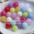 Cool 18mm couleurs boule lisse imitation perles Swarovski