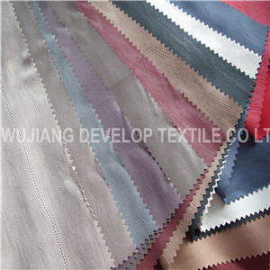 Polyester Micro Peach Skin Fabric with Foil Print for Garment Fabric (DT2057)