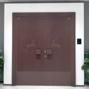 Top Retro Villa Main Gate Aluminium Armored Door