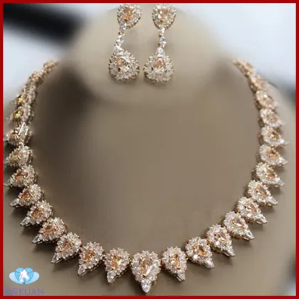 Explosion models!great fashion zircon jewelry sets plated platinum