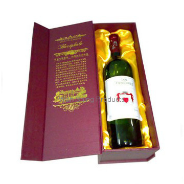 Custom red wine packaging box