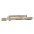 Durable And Stable High Density Sponge Corner Sofas