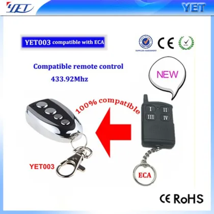 433.92Mhz compatible with rolling code ECA brand remote control