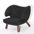 Finn Juhl Leather Pelican Lounge