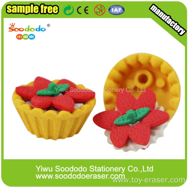 Fancy Food Eraser Egg Tart Shaped Eraser