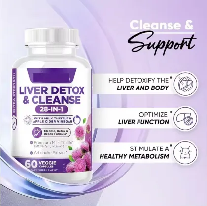 OEM Liver Detox Capsules Liver Detox Cleanse Supplement