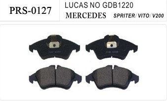 Semi-metalen PRS-0127 auto remblokken voor MERCEDES