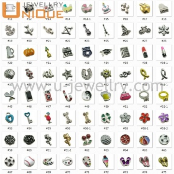 Glass memory locket wholesale floating locket charms