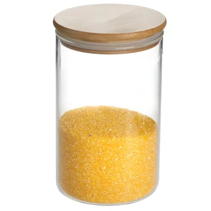 food snacks storage jar glass jar for honey or food