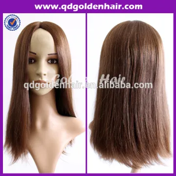 Golden Hair High Quality Virgin Remy European Human Hair Jewish Kosher wig/Jewish wig