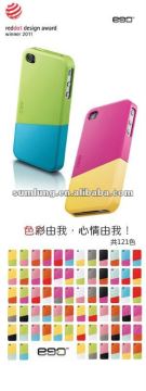 South Korean the EOG miter color Case for iPhone 4/iPhone 4S
