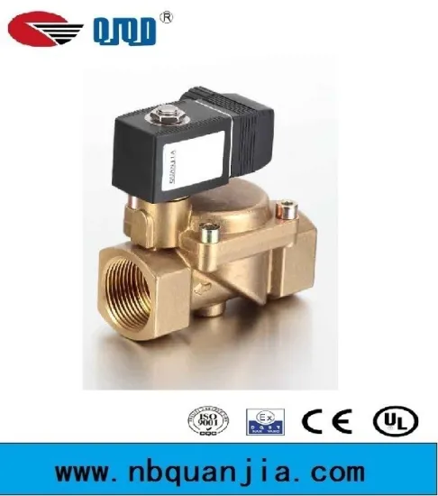 1/2 inch 2-2 way brass water solenoid valve with high quality
