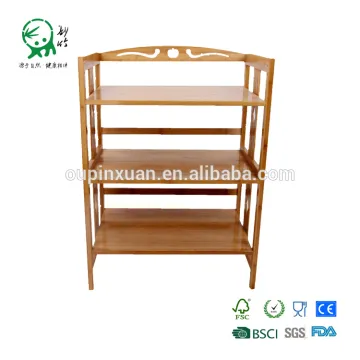 Natural bamboo made microwave oven grill rack