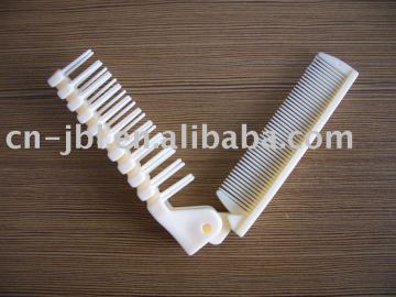 Mini Folding Travel Hair Brush Comb