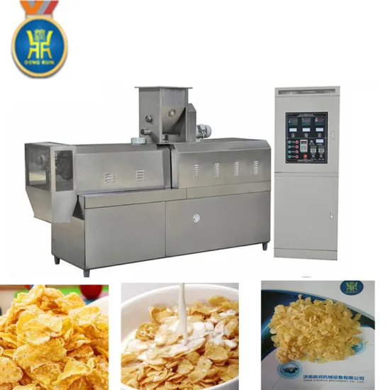 Crispy Kellogg's Nestle Corn flakes extruder breakfast Cereals Maker Machine