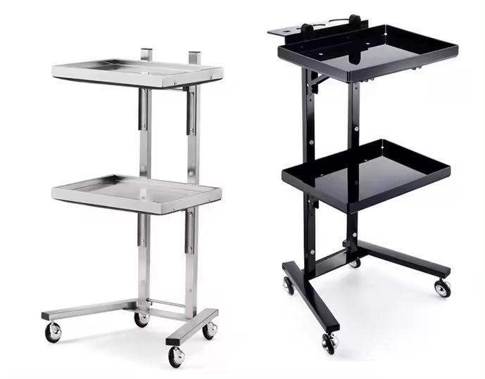 Popular in Africa PVC Material Spa Trolley Beauty Salon Trolley Lash Cart Beauty Machine for Salon
