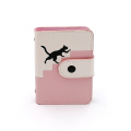 Bifold Card Holder Custom cute cat mosaic PU card holder Manufactory